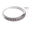 Anel de Prata com Zircônias - 58261