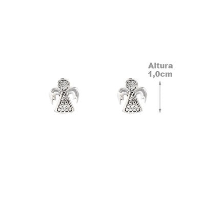 Brinco de Prata Anjo 