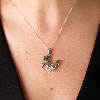 Pingente de Prata Cavalo - 58648