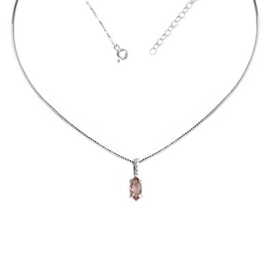 Gargantilha de Prata com Zircônias