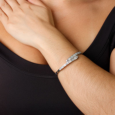 Bracelete de Prata Serpente - 59081