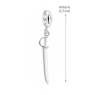 Berloque de Prata Espada - 59126