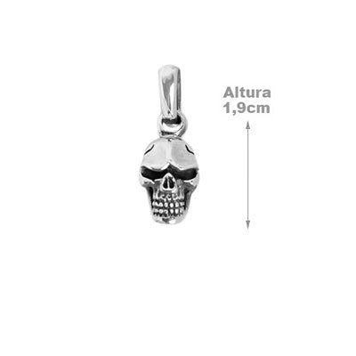 Pingente de Prata Caveira 