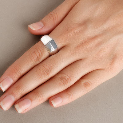 Anel de Prata Liso - 59448 - soprata