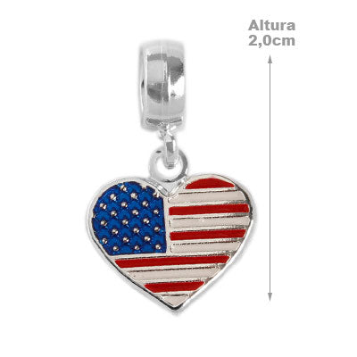 Berloque de Prata Estados Unidos - 59481