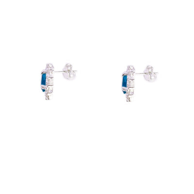 Brinco de Prata com Zircônia - 59636
