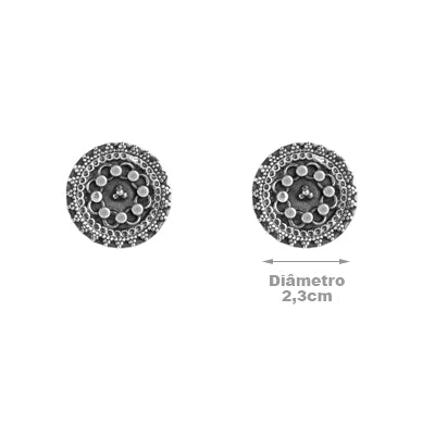 Brinco de Prata Trabalhado - 60058