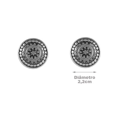 Brinco de Prata Trabalhado - 60436