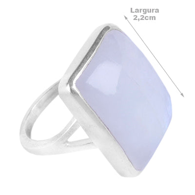 Anel de Prata com Pedra da Lua - 60508