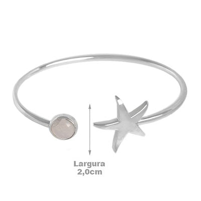 Bracelete de Prata Estrela - 60862
