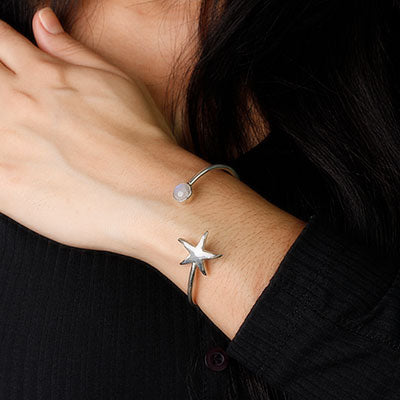 Bracelete de Prata Estrela - 60862