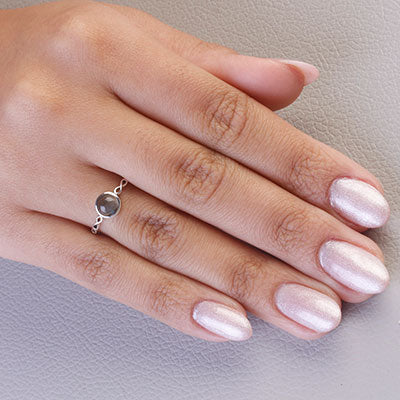 Anel de Prata com Labradorita - 61591