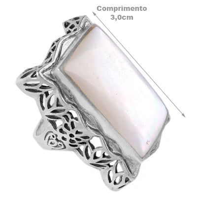 Anel de Prata com Madrepérola - 61681