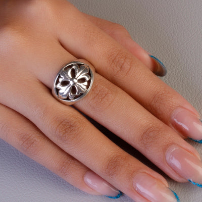 Anel de Prata Vazado - 62197 - soprata