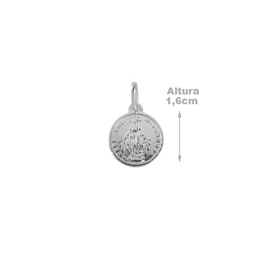 Pingente de Prata Nossa Senhora Milagrosa - 62384