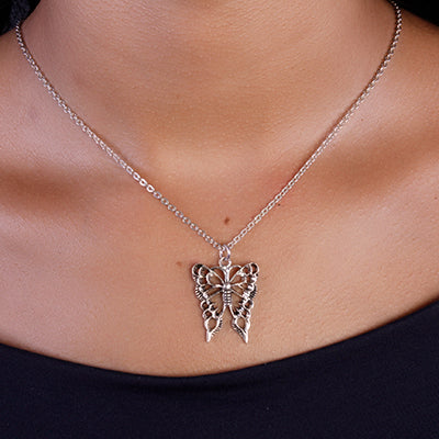 Pingente de Prata Borboleta - 62540