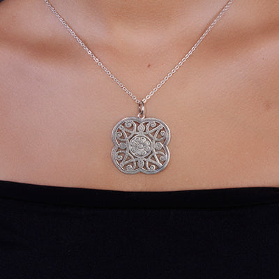 Pingente de Prata Mandala- 62774