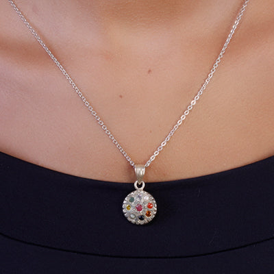 Pingente de Prata Pedras - 62961