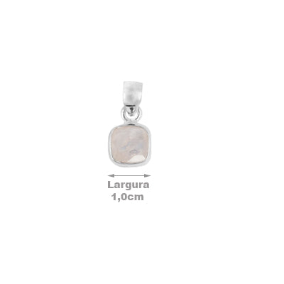 Pingente de Prata com Pedra da Lua - 63114