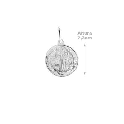 Medalha de Prata São Bento - 63134