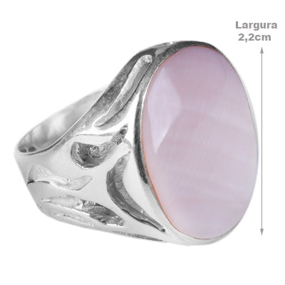 Anel de Prata com Madrepérola- 63503