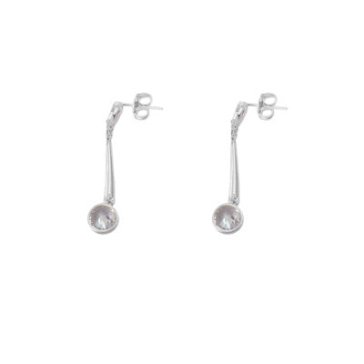 Brinco de Prata com Zircônia - 63524