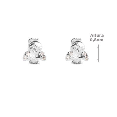 Brinco de Prata Anjo - 63684