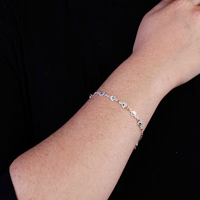Pulseira de Prata Sol - 63714