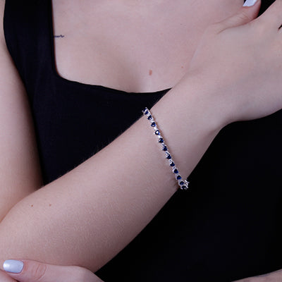 Pulseira de Prata Coração - 63904