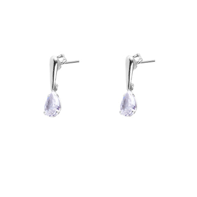 Brinco de Prata com Zircônia - 63917