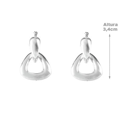 Argola de Prata Lisa - 63952