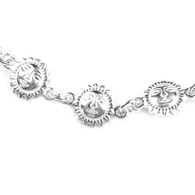 Pulseira de Prata Sol - 64462