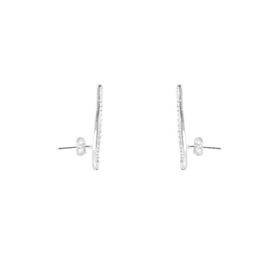 Brinco de Prata Contorno de Orelha (Ear Cuff) - 64580