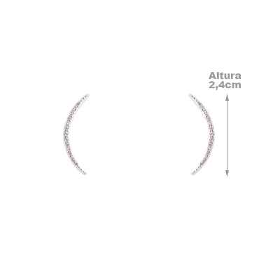 Brinco de Prata Contorno de Orelha (Ear Cuff) - 64580