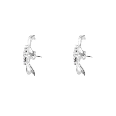 Brinco de Prata Flor  - 64581