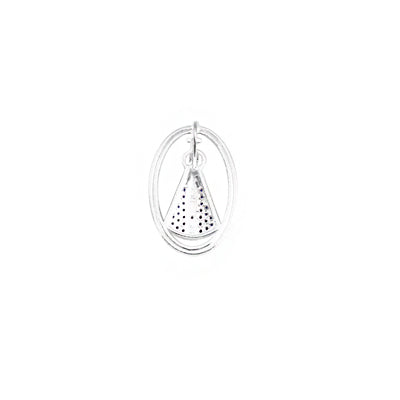 Pingente de Prata Nossa Senhora Aparecida - 64766