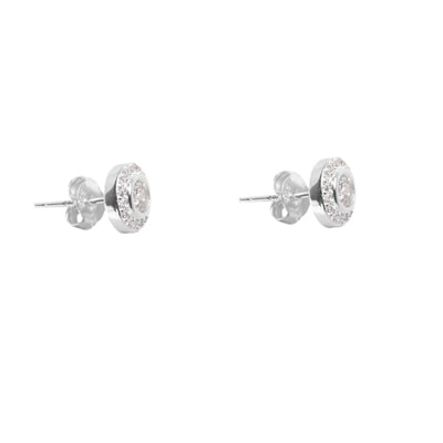 Brinco de Prata com Zircônia - 64874