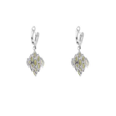 Argola de Prata com Peridoto - 64898