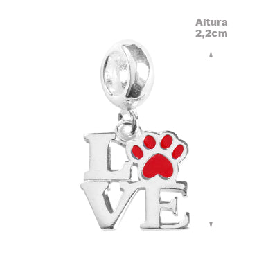 Berloque de Prata Love Pet - 65161