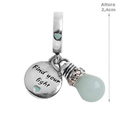 Berloque de Prata Luz - 65191