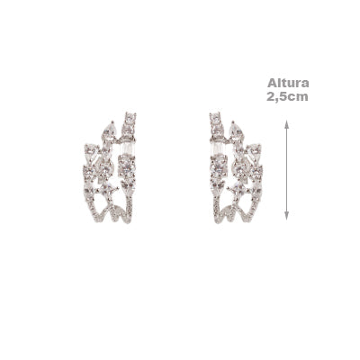 Brinco de Prata Ear Hook - 65200