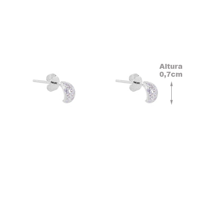 Argola de Prata com Zircônias - 65285
