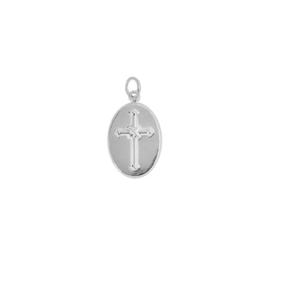 Pingente de Prata Sagrado Coração de Jesus - 65310