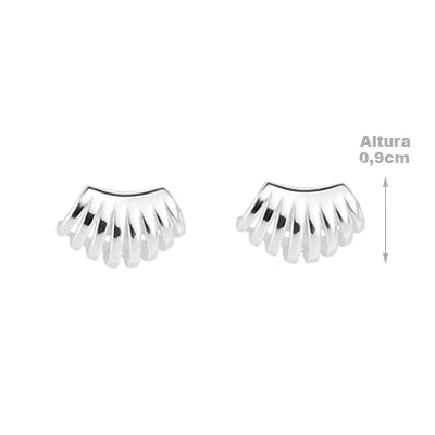 Brinco de Prata Liso - 65342