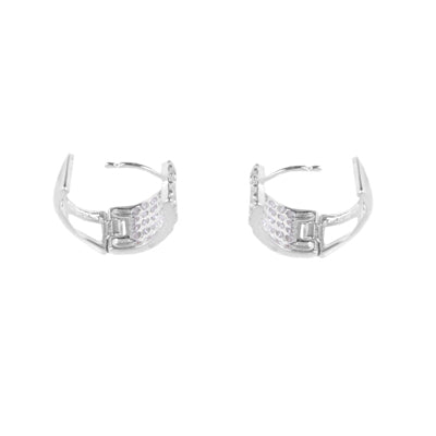 Argola de Prata com Zircônias - 65349
