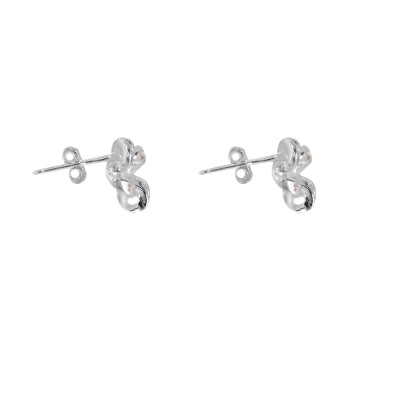 Brinco de Prata Trevo/Flor - 65363