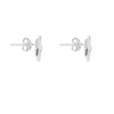 Brinco de Prata com Zircônias - 65401