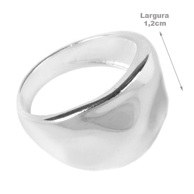 Anel de Prata Liso - 65418