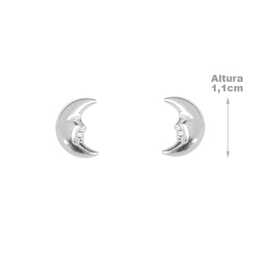Brinco de Prata Lua - 65450