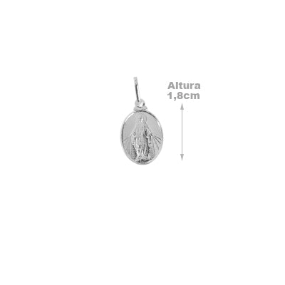 Pingente de Prata Nossa Senhora Milagrosa - 65458